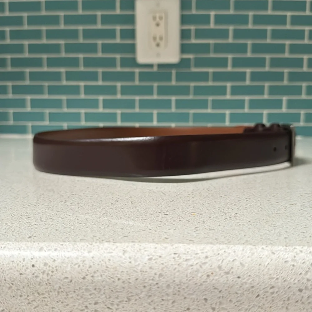 Joseph Abboud men’s brown genuine leather dress belt size 30/75
